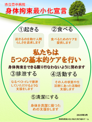 身体拘束最小化宣言