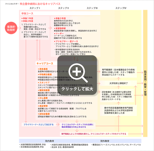 市立豊中病院におけるキャリアパス