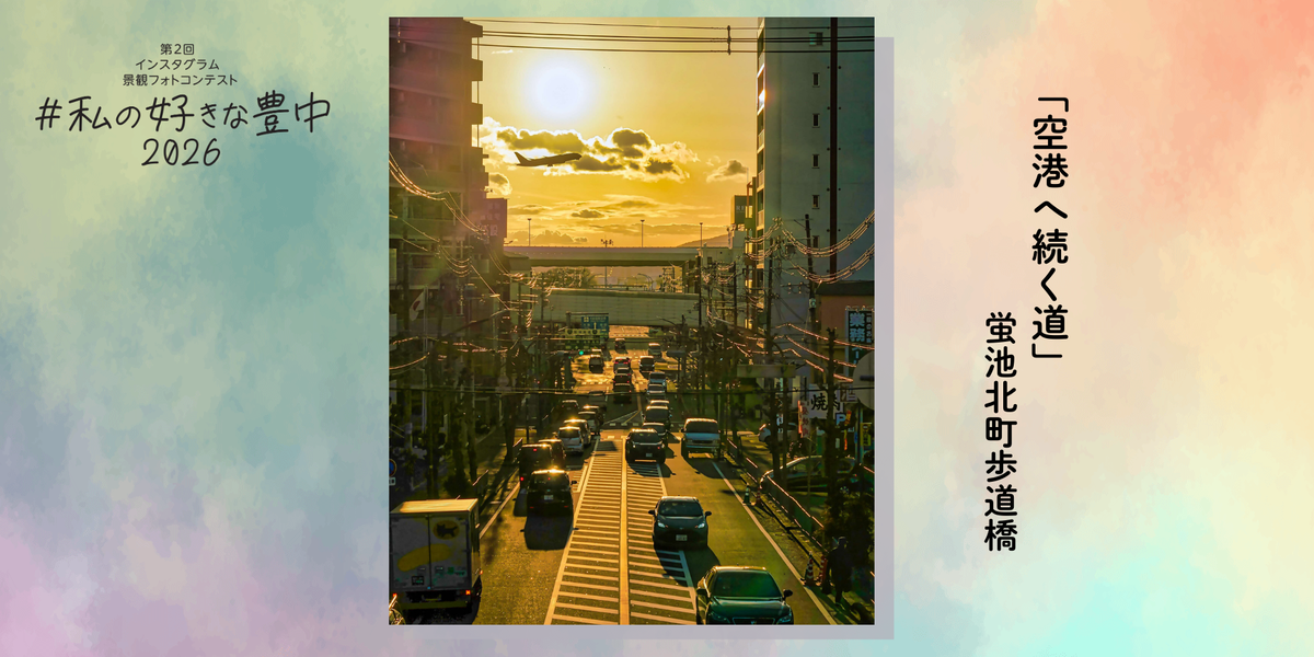 見つけよう！とよなかジェニック「大阪国際空港の夜景」千里川土手