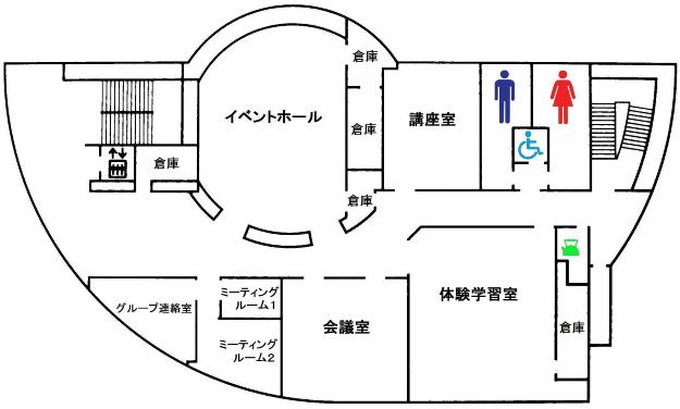 くらしかん3階レイアウト