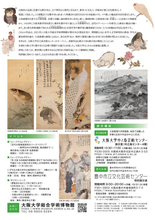 京・大坂　日本絵画の精華　チラシ裏