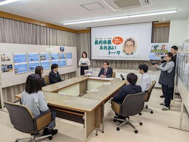 12月13日ふれあいトークの様子の写真です