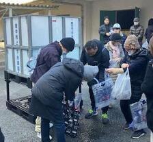 緑地小学校での給水体験