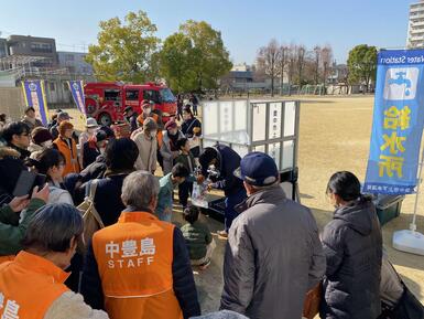 全市一斉訓練（中豊島小）