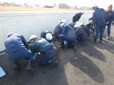 水道メーター排水訓練