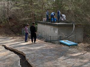 配水池の点検