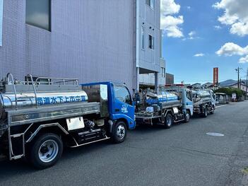7月31日応急給水活動状況1（宇土市）