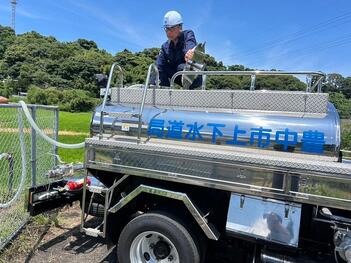 7月31日応急給水活動状況4（宇土市）