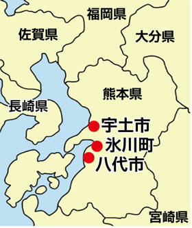 熊本県地図