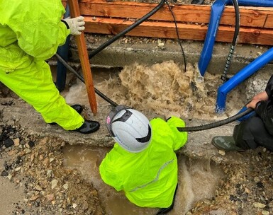 現場の様子(13時ごろ)2枚め