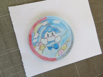 手作りアクッピーペーパーウェイト