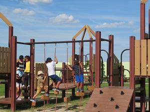 スカイランドハラダの遊具で遊びました