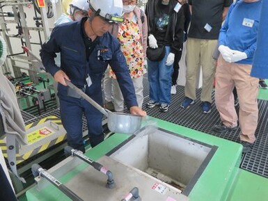 着水井