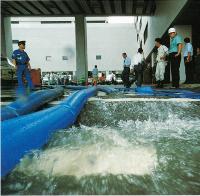 大阪国際空港の浸水の様子