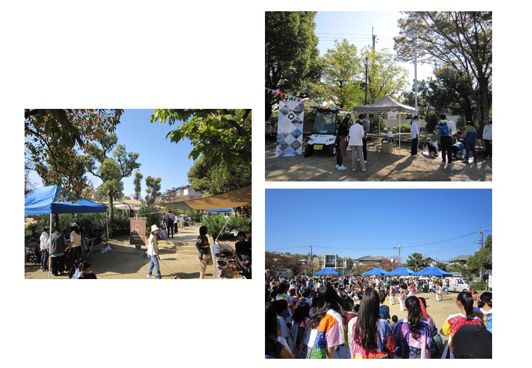 北町つつじマルシェのようす