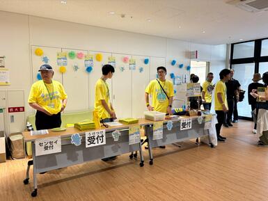 当日会場受付の様子