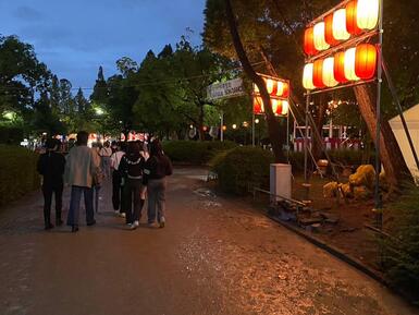 まつり会場の様子