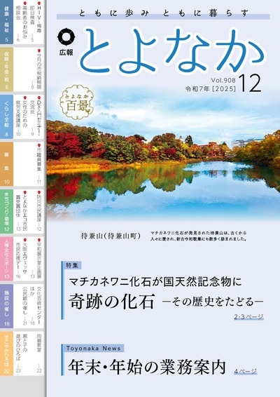 広報とよなかの表紙