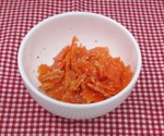にんじんのごまあえ出来上がり写真