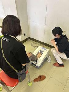 骨密度測定の写真