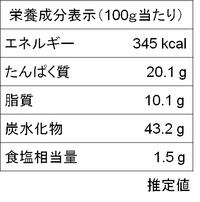 栄養成分表示の例