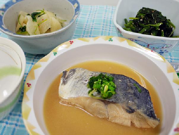 鰆の味噌煮魚の画像 