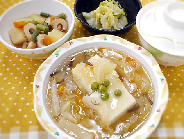 豆腐スープあんかけの画像 