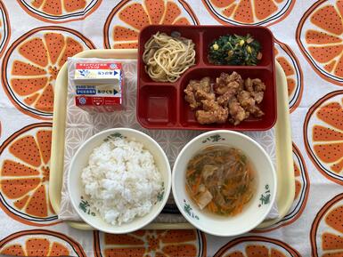 全員給食イメージ図の写真