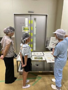 食育クイズをしている写真