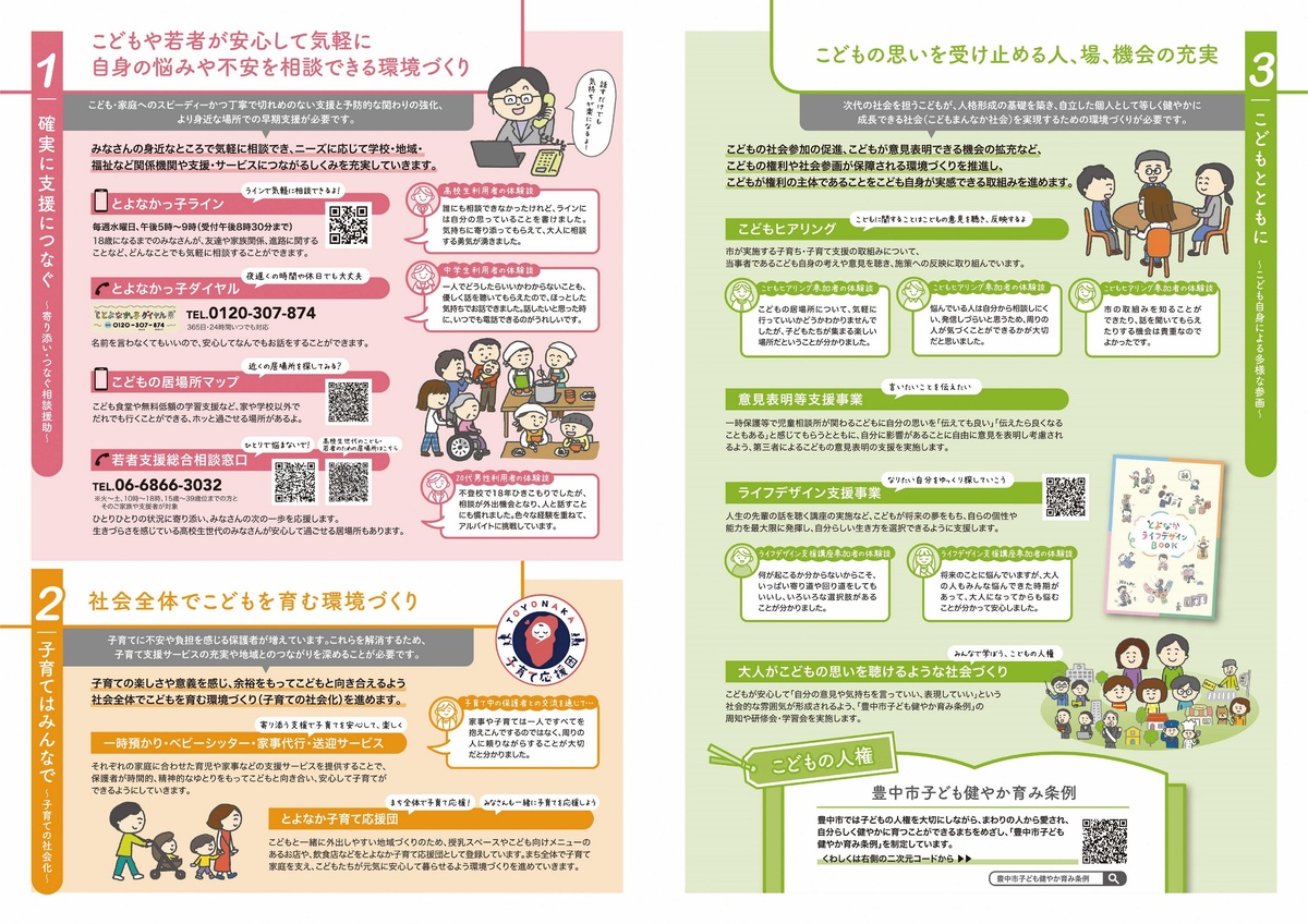 2025こどもすこやか育みプラン（中学生向けリーフレット）中