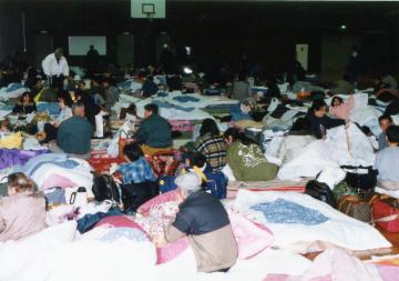 阪神・淡路大震災時の避難所