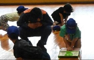 心肺蘇生をしている写真