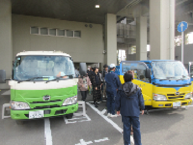 パッカー車見学