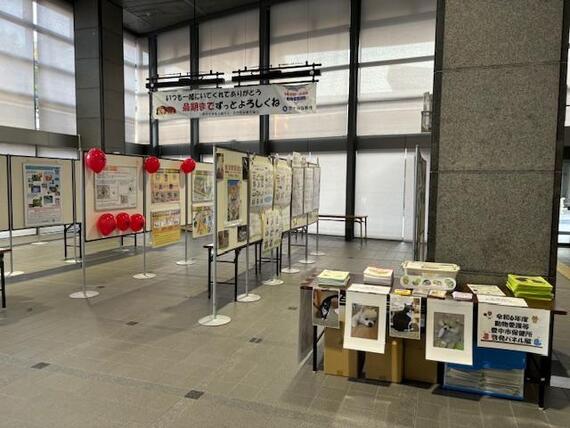 ロビー展示の様子