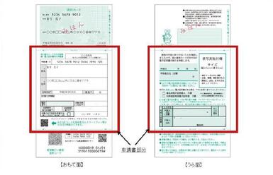 通知カード（交付申請書）