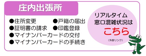 庄内出張所混雑状況
