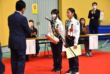 ガールスカウト授与