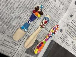 山形市の木の実やビーズで飾り付けました