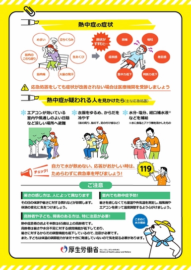 熱中症予防ちらし　裏面