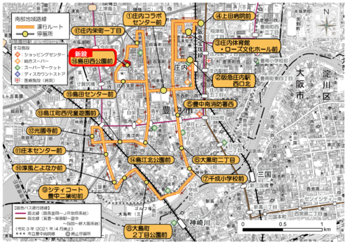 見直し後の南部地域西側ルート