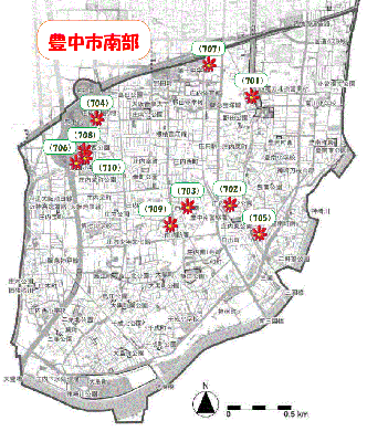 豊中市南部みどりの名所