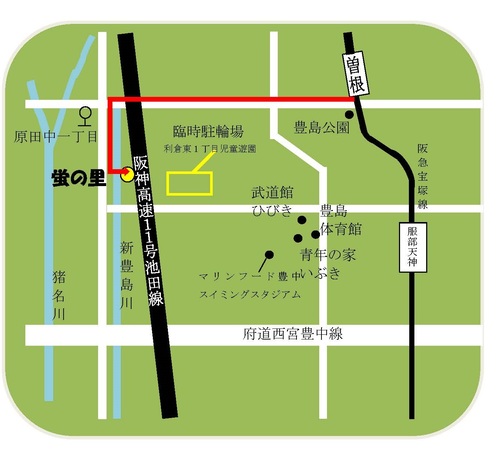 ほたるの里案内地図
