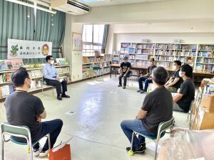 11中おやじの会の皆さんとの意見交換