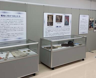 人権平和センターの展示室のようす
