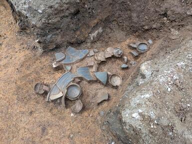 新免遺跡で出土した土器群