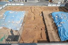 曽根遺跡第17次調査のようす