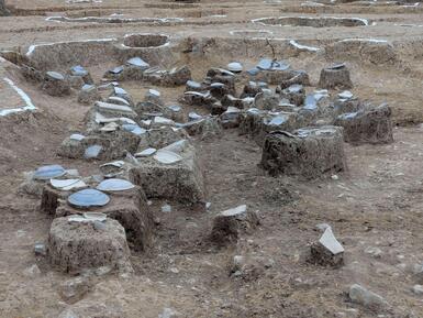 内田遺跡で出土した土器群