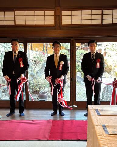 西山氏庭園離れオープニングイベント