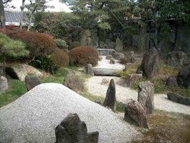 国指定名勝西山氏庭園のようす