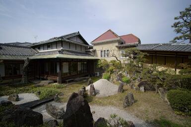 西山氏庭園　離れ・洋館・渡廊下の写真
